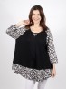 Leopard Sleeved Fashion Top 